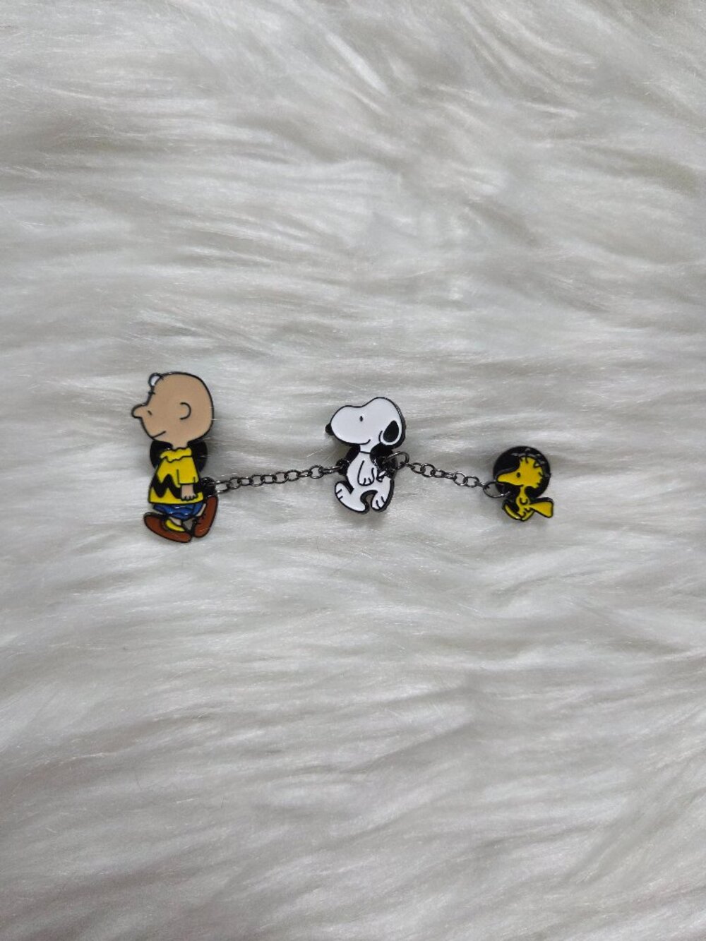 Peanuts Charlie Brown, Snoopy, & Woodstock Pin